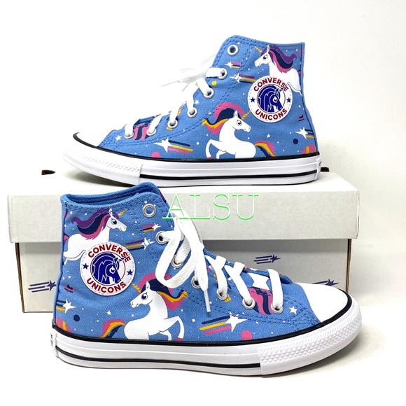 Converse Unicorn Ctas Canvas High Light Blue Kid’s - Picture 3 of 10
